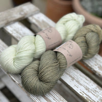 Titus 4ply Skein Pair - Green Tea and Wax Jacket