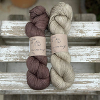 Titus 4ply Skein Pair - Compost and Hedgerow
