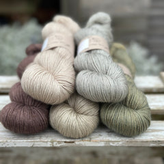 Five colour Titus 4ply/fingering weight yarn pack 01