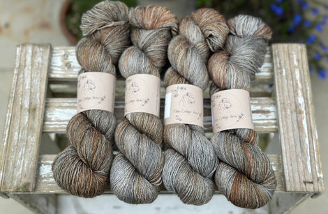 Keld Twist in Scorched Moors (dyelot 030425) - superwash merino/linen 4ply