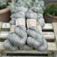 Keld Twist in Steel (dyelot 030425) - superwash merino/linen 4ply