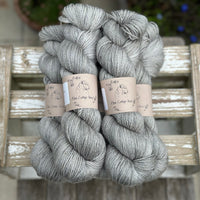 Keld Twist in Steel (dyelot 030425) - superwash merino/linen 4ply