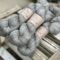 Keld Twist in Steel (dyelot 030425) - superwash merino/linen 4ply