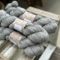 Keld Twist in Steel (dyelot 030425) - superwash merino/linen 4ply