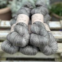 Keld Twist in Ash (dyelot 030425) - superwash merino/linen 4ply