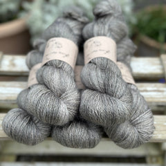 Keld Twist in Ash (dyelot 030425) - superwash merino/linen 4ply