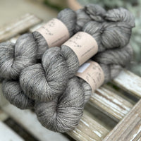 Keld Twist in Ash (dyelot 030425) - superwash merino/linen 4ply