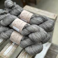Keld Twist in Ash (dyelot 030425) - superwash merino/linen 4ply