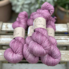 Keld Twist in Wild Raspberry (dyelot 030425) - superwash merino/linen 4ply