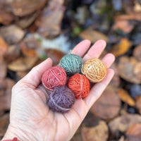 5 x Autumn/Winter themed 4ply Yarnlings™ (25g)