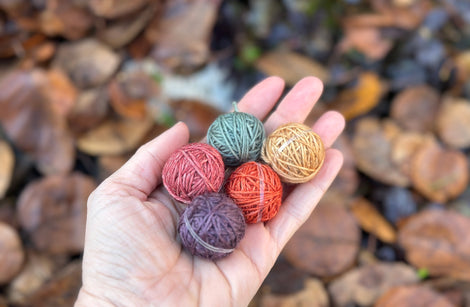 5 x Autumn/Winter themed 4ply Yarnlings™ (25g)