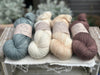 Four colour hand dyed Rosedale 4ply weight yarn pack - Hyssop and Contrasts