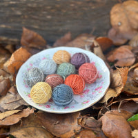 10 x Autumn/Winter themed 4ply Yarnlings™ (50g)