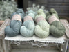 Four colour hand dyed Rosedale 4ply weight yarn pack - Cool Greens