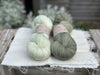 Skein Pair: hand dyed Rosedale 4ply yarn - Sage and Ivy