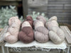 Four colour hand dyed Rosedale 4ply weight yarn pack - Browns