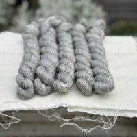 Rosedale 4ply 20g Mini Skein in Steel (Dyelot 170425)