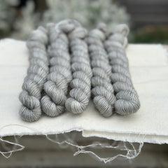 Rosedale 4ply 20g Mini Skein in Steel (Dyelot 170425)