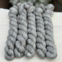 Rosedale 4ply 20g Mini Skein in Steel (Dyelot 170425)