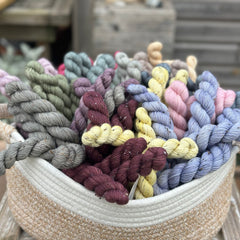 Mini skein (4ply/fingering weight) lucky dip selection