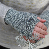 Walshford Fingerless Mitts knitting pattern: Digital Download