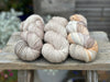 Three colour hand dyed Brimham 4ply weight yarn pack - Browns