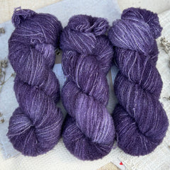 Brimham Boucle (lace) in Damson (Dyelot 140924)
