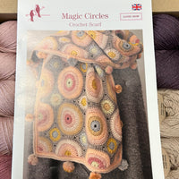 Magic Circles crocheted scarf by Jane Crowfoot: original palette yarn pack