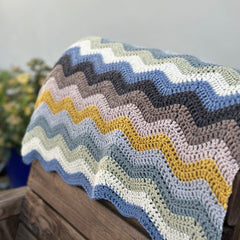 Ripple Lap Blanket yarn pack - Milburn DK