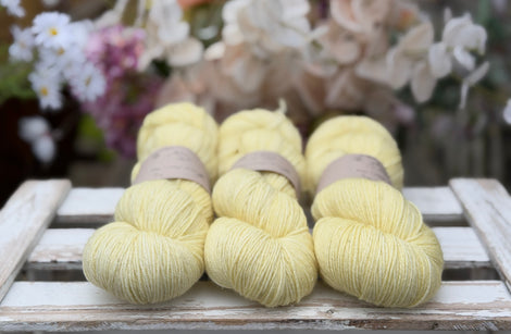 Rosedale 4ply in Daffodil (Dyelot 180326)