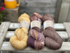 Three colour 4ply yarn packs