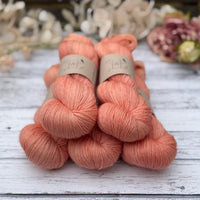 Bowland 4ply in Apricot Tulip (Dyelot 020626)
