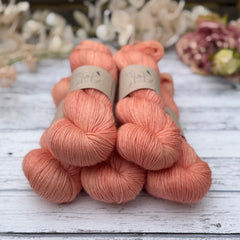 Bowland 4ply in Apricot Tulip (Dyelot 020626)