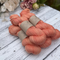 Bowland 4ply in Apricot Tulip (Dyelot 020626)