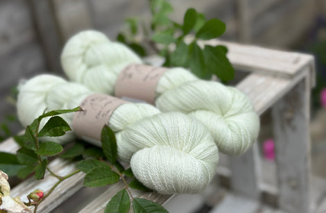 Titus Lace in Green Tea (Dyelot 050625)