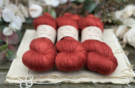 Brimham 4ply in Red Kite (Dyelot 060226)