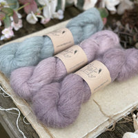 Baby alpaca yarn pack for a fluffy Cloud Cowl - thunder