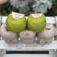 Ephra Shawl yarn pack in Milburn 4ply™️ (Wicker and Fern)