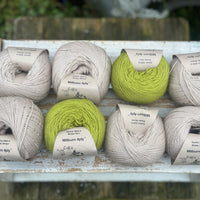 Ephra Shawl yarn pack in Milburn 4ply™️ (Wicker and Fern)