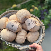 Milburn DK™ BFL/Silk in Buttermilk (Dyelot 2026A)