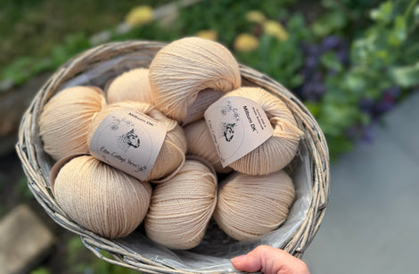 Milburn 4ply™ BFL/Silk in Buttermilk (Dyelot 2026A)