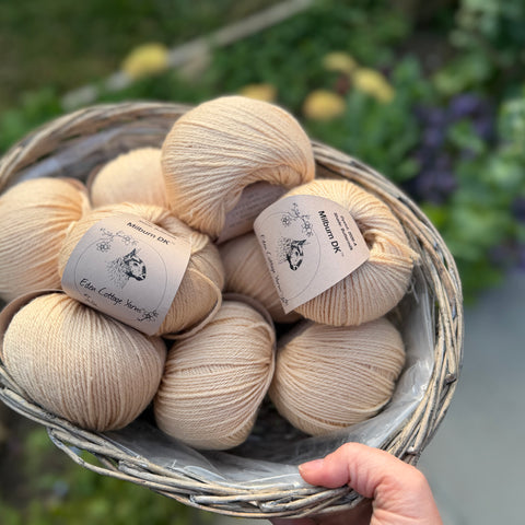 Milburn 4ply® BFL/Silk in Buttermilk (Dyelot 2026A)
