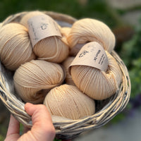 Milburn DK™ BFL/Silk in Buttermilk (Dyelot 2026A)