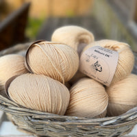 Milburn 4ply™ BFL/Silk in Buttermilk (Dyelot 2026A)