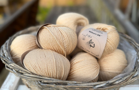 Milburn DK™ BFL/Silk in Buttermilk (Dyelot 2026-A)