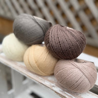 Five colour Milburn 4ply/fingering weight yarn pack -18 (250g)