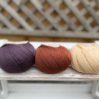 Three colour Milburn 4ply/fingering weight yarn pack - Elegance (150g)