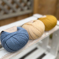 Three colour Milburn 4ply/fingering weight yarn pack - Beach Hut (150g)
