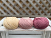 Three colour Milburn 4ply/fingering weight yarn pack - Pinks (150g)