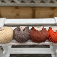 Four colour Milburn 4ply/fingering weight yarn pack - Autumn (200g)